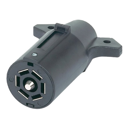 Husky Towing Husky Towing 30135 Trailer Side Plug; 7-Way RV Blade; Plastic Housing; Single 30135